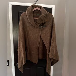 Lauren Ralph Lauren | Houndstooth | Wool blend Capelet